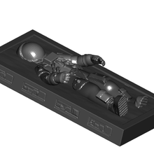 carbonita encajonado astronauta Opcional controlar paneles 2 soportes guerra Galaxias estrella guerras decoración 3d print model - Mito3D