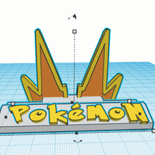 -Karte-tragenden pokemon-Basis Spiel pokemon base - Spielzeug Abbildung vector Unterstützung 3d print model - Mito3D