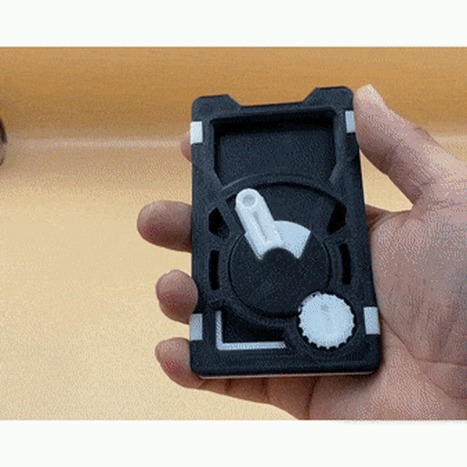 card cash holder fashion edc wallet smart cardholder cashhoder 3D print model - Mito3D