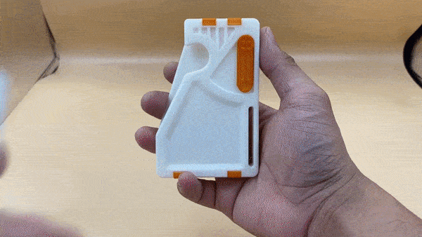 carte espèces titulaire soutien v2 edc portefeuille intelligent caissier 3D print model - Mito3D