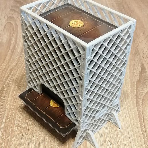 cartão distribuidor mangas laminado 90x60mm cartas 3D print model - Mito3D