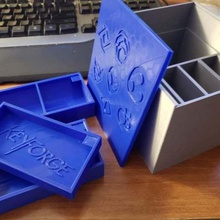 - Karte-Spiel battle box + token-Würfel-Tabletts Spiel card-Inhaber Würfel keyforge Magie sammeln Token warhammer Spielzeug, Spiel-Zubehör 3d print model - Mito3D