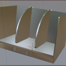 cartão suporte mapa alça partição parede metal kfels88 3d print model - Mito3D