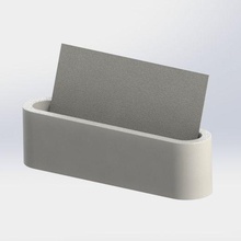 card holder support office 3d print model - Mito3D