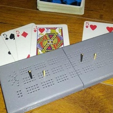 card holder & cribbage board game toy accessories 3d print model - Mito3D