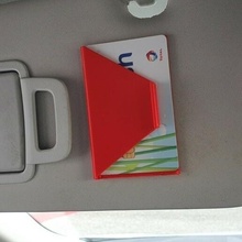 card holder - toll ticket cardholder car sun visor 3d print model - Mito3D