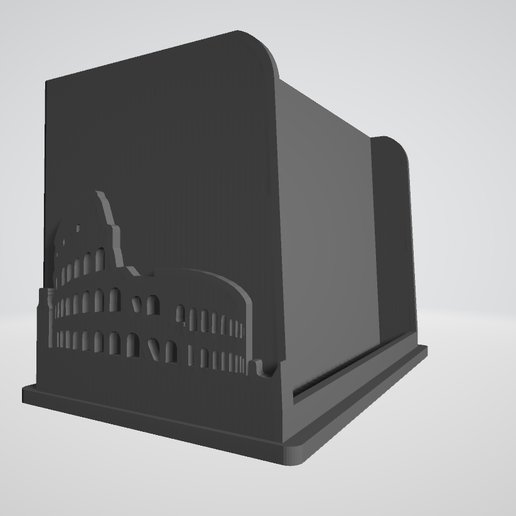cartão suporte lápis 3D print model - Mito3D