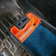 card organizer bestop jeep seat lock box 3d print model - Mito3D