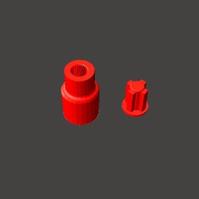 cardan mini pimmer misturador de phillips recarga a casa peça reposição pimer 3d print model - Mito3D