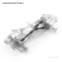 cardan shafts mk1 rc truck rctruck kamaz 3d print model - Mito3D