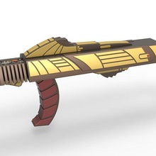 cardassiano phaser rifle Estrela caminhada profundo espaço phaserrifle blaster jornada Estrelas dsn suporte réplica cosplay 3d print model - Mito3D