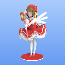 Kartenfänger Sakura Kunst Karte Anime Ärmel 3d selfi3d Held Mädchen Stücke 3d print model - Mito3D
