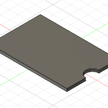 Karteninhaber gadget - Karte 3d print model - Mito3D