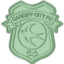 Cardiff ciudad fc Galleta cortador 3d print model - Mito3D