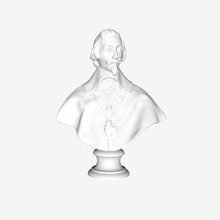 o cardeal richelieu louvre em paris a arte le musa du museu do frança 3d print model - Mito3D