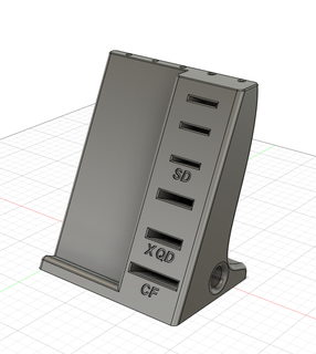 kartları seyyar telefon Tornavida Kulp destek kart 3d print model - Mito3D