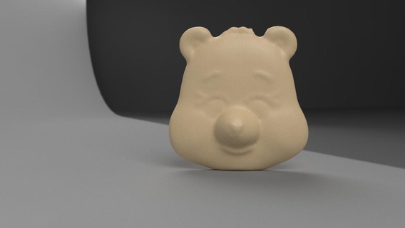 Cuidado Urso botão moda carebear roupas criança costura resina impresso 90's crochê tricô tv 3d print model - Mito3D