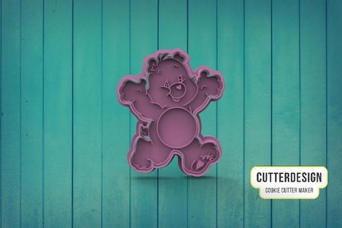 care bears cookie cutter m2 Home cookies cuddly cutting teddy 3d print model - Mito3D
