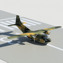 cargo plane fairchild c-123 provider scale model various aircraft airplane scalemodel 3dmodel cargoplane military 3d print model - Mito3D