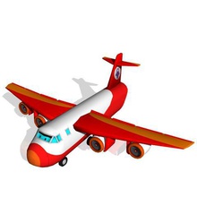 avión de carga juego jet cargo un 3d print model - Mito3D