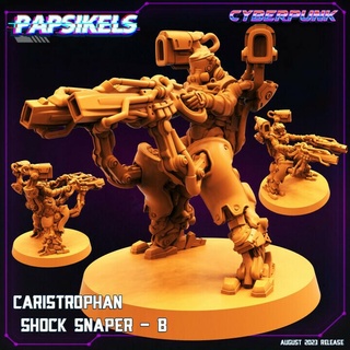 caristrophan shock snaper b robot enemy mech droids cyberpunk  3d print model - Mito3D