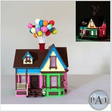 Carl Ellie 39 s casa pixar filme luz Construir balão Fredricksen luminária brinquedo crianças toon colorida multi parts 3d print model - Mito3D