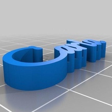 carla joalheria personalizado chaveiros 3d print model - Mito3D