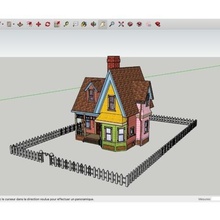 carl fredricksen casa de disney pixar up varios 3d print model - Mito3D