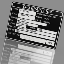 carlz terminator cervello chip tag vari è impegnativo t800 3d print model - Mito3D