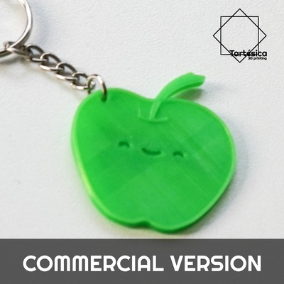 carmencita story apple keyring commercial version key rings keychain fruit accessories personalized carmen decoration gift collectibles unique design sweet kawaii aesthetic 3d print model - Mito3D