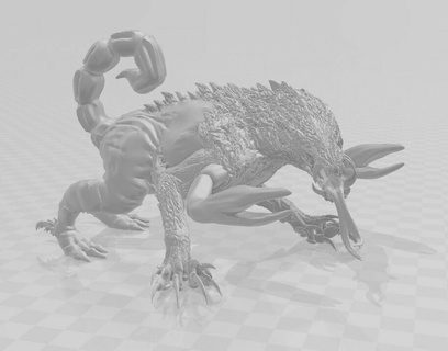 carnal slanesh fiend demons deamon 3d print model - Mito3D
