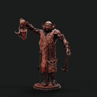 carnoso desollador horror Carnicero mal muertos vivientes mutante demonio 3d print model - Mito3D