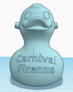carnaval Firenze croisière canard 3d print model - Mito3D