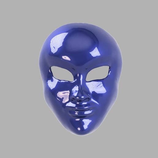 carnevale maschera moda mascherina viso veneziano Halloween faceprotect 3D print model - Mito3D