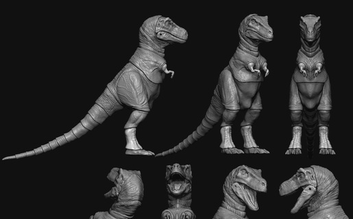 carnosaur rex 3d print model - Mito3D
