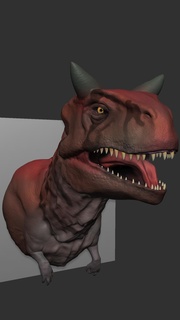 carnotaurus giurassico mondo giocattolo Jurassicworld 3d print model - Mito3D