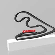 carole circuito art de la ruta motocicleta las carreras 3d print model - Mito3D