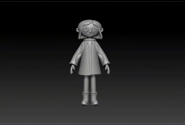 caroline 1 art coraline secret porte 3d print model - Mito3D