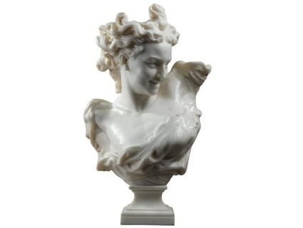 Carpeaux espíritu baile busto clásico escultura griego 3d print model - Mito3D