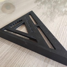 marangoz Kare var aracı ahşap 3d print model - Mito3D