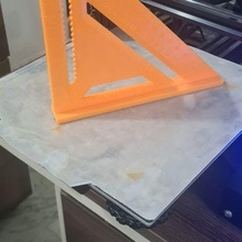 Charpentier carré Equerre charpentier outil équère 3d print model - Mito3D