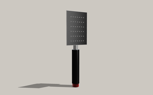 quadrado chuveiro cabeça torneira 3d print model - Mito3D