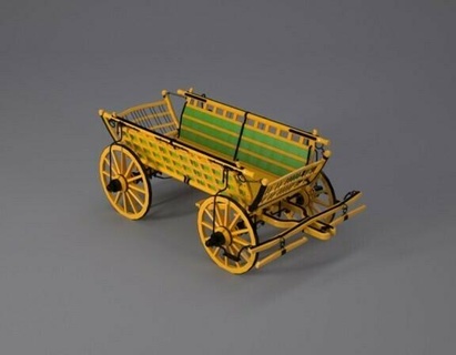 carriage Game vehicles transport 3d print model - Mito3D