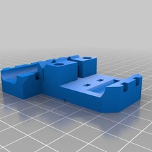 carriage bowden mount 3d print model - Mito3D