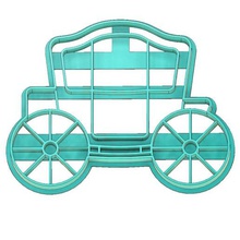 carriage cookie cutter princess fondant tool 3d print model - Mito3D