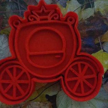 arabası kurabiye kalıbı ev taşıma galleta molde cortante cortantes galletas carruaje 3d print model - Mito3D