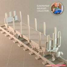 carriage-02 euroreprap railroad system various 3d print toy train printed diesel engine lego gauge track locomotive model scale semaphore point indicator turnout 3d print model - Mito3D