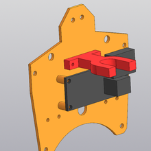 carriage plate anycubic vyper v01  printhead carriage plate anycubic vyper head