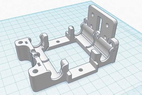 carriage prusa mendel budaschnozzle hotend 3d printer parts 3d print model - Mito3D