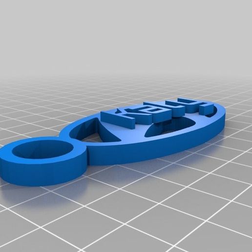 carro Kaly takı özelleştirilmiş anahtarlık 3D print model - Mito3D